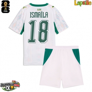 Senegal Ismaila Sarr #18 Kotipaita Lapsille MM-kisat 2026 Lyhythihainen (+ shortsit)